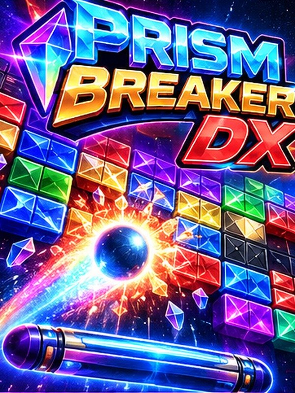 Prism Breaker DX colorful neon brick breaker game cover